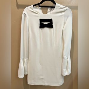 Alexis Josephine White Bell Sleeve Dress